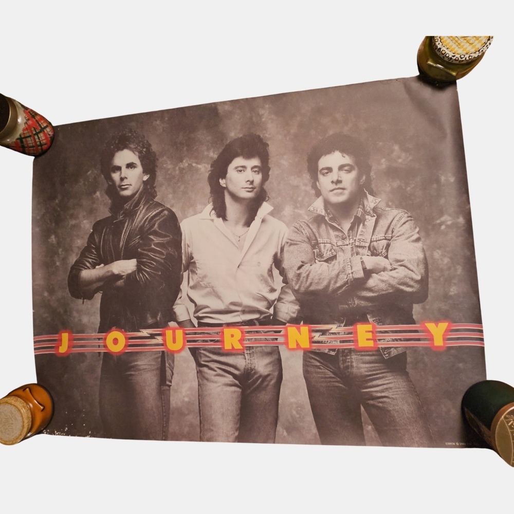 Journey Raised On Radio Vintage 36x27 1986 Original CBS Records Promo Poster